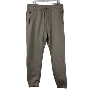 Maison Article Joggers Fleece Premium Heavyweight Olive Green Men’s size XL